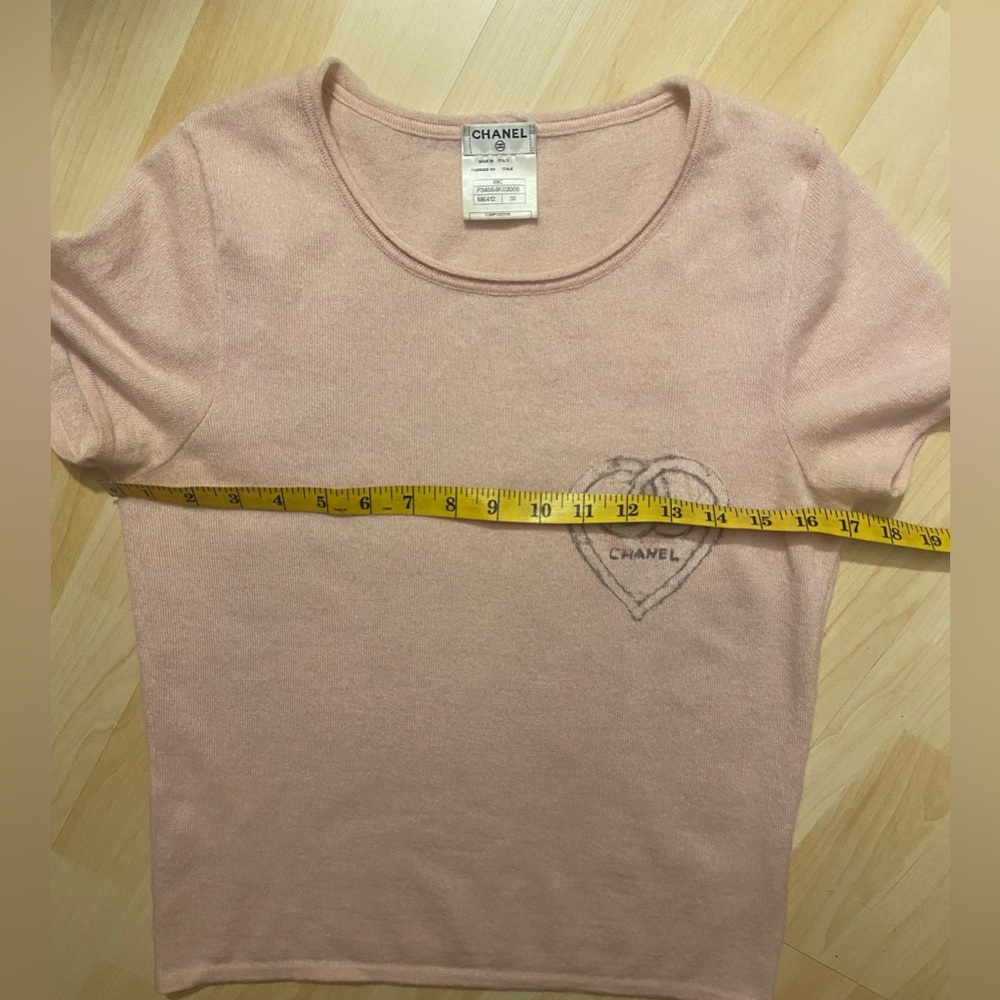 Chanel vintage pink cashmere sweater - Picture 5 of 16